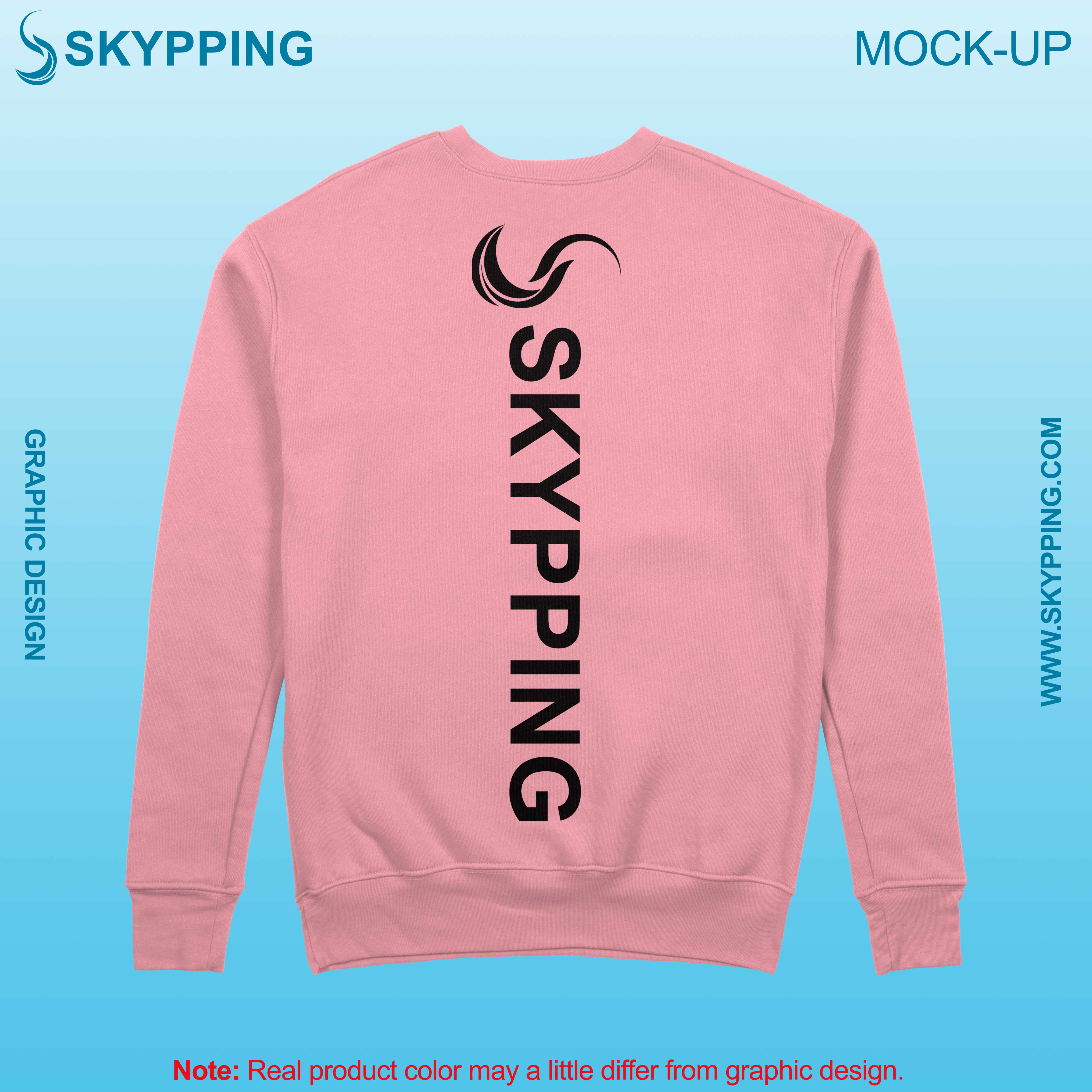 Sweatshirt with set-in style sleeve